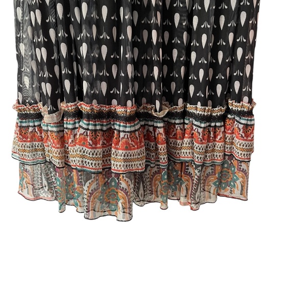 Lapis Bohemian Style Multi-Colored Skirt Size M - Picture 4 of 5